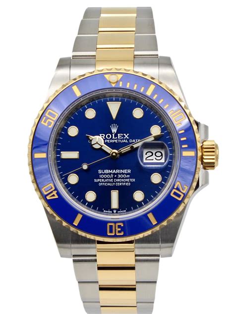 rolex submariner 2016 two tone|Rolex Submariner 126613lb for sale.